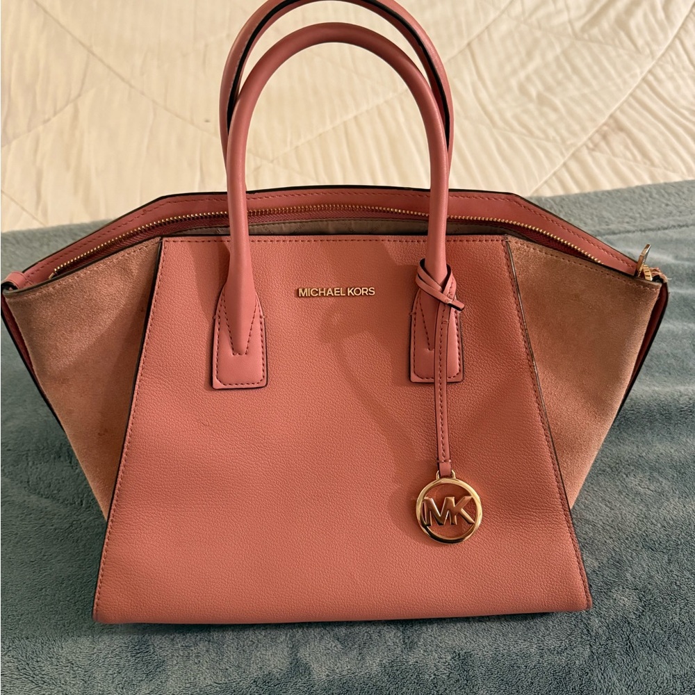 Michael Kors Rose Satchel Bag